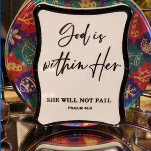Religous Magnet God Is Within Her She Will Not Fail Psalm 46:5